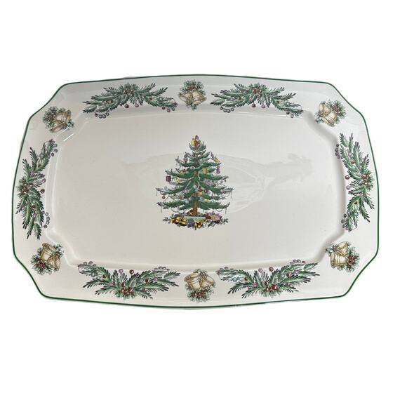 Spode Other - Spode Christmas Tree Garland 17.5" Rectangular Serving Platter in Box S3324-A8